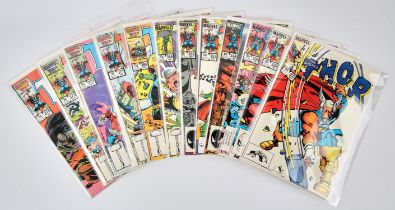 Marvel comics: A collection of key Mighty Thor issues featuring 1st appearances (Beta Ray Bill),