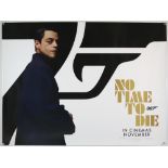 James Bond No Time To Die (2020) Five British Quad teaser film posters, all rolled,