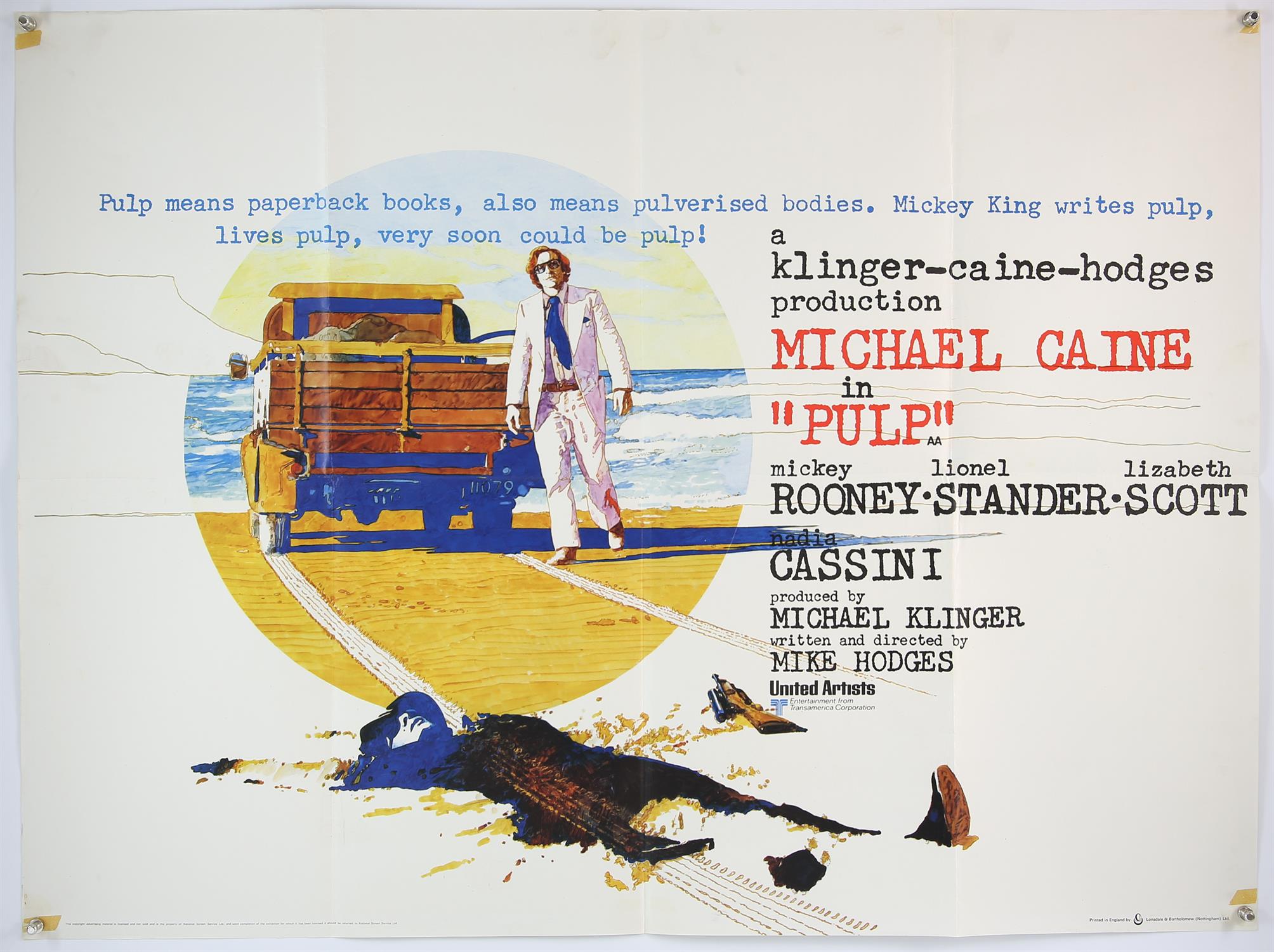 Five British Quad film posters from the 1970’s including The Poseidon Adventure (1972), - Image 2 of 3