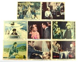 James Bond From Russia With Love (1963) Set of 8 Front of House cards, with snipes, flat,