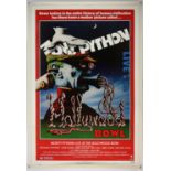 Monty Python Live at the Hollywood Bowl (1982) One Sheet film poster, Comedy, Columbia,