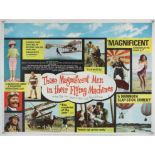 Those Magnificent Men In Their Flying Machines (1966) British Quad film poster for the British