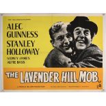 The Lavender Hill Mob (R-1959) British Quad film poster, starring Alec Guinness and Stanley