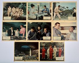 James Bond You Only Live Twice (1967) Set of 8 Front of House cards, 10 x 8 inches (8).
