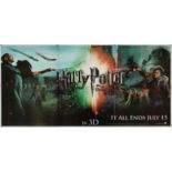 Harry Potter and the Deathly Hallows – Part 2 - Banner poster in sections, rolled.