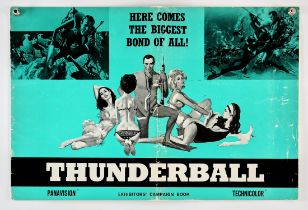 James Bond Thunderball (1965) UK Exhibitors' campaign book, 30 x 46 cm. (No cuts).