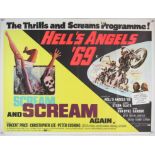 Six British Quad film posters, Herbie Rides Again, The Thief Who Came to Dinner, A New Leaf,