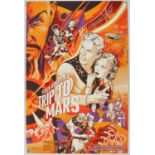 Flash Gordon (1980) Mondo limited edition print, hand numbered, artwork by Martin Ansin, rolled,