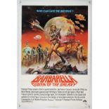 Barbarella: Queen of the Galaxy (R-1977) US One sheet film poster, starring Jane Fonda,