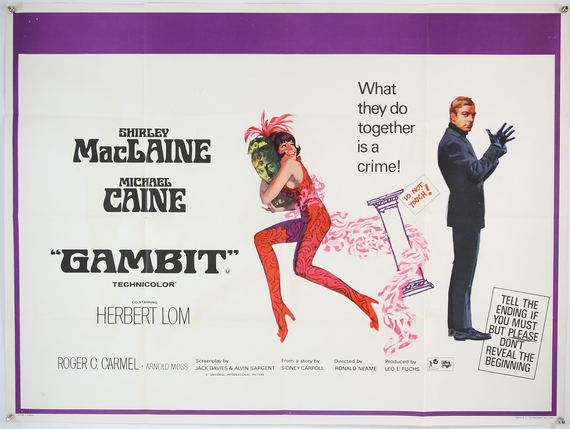 Three British Quad film posters from the 1960’s including Deadlier Than The Male (1967), - Image 2 of 3