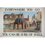 Everywhere You Go You can be sure of Shell - Vintage advertising poster, Bungay, rolled,