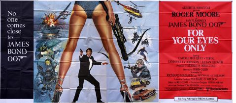 James Bond For Your Eyes Only (1981) English Billboard poster, 24 Sheet, starring Roger Moore,