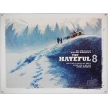 The Hateful 8 (2015) Two British Quad film posters, directed by Quentin Tarantino, rolled,