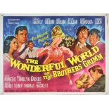 The Wonderful World of the Brothers Grim (1962) British Quad film poster, folded, 30 x 40 inches.