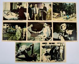 James Bond Thunderball (1965) Set of 8 Front of House cards, 10 x 8 inches (8).