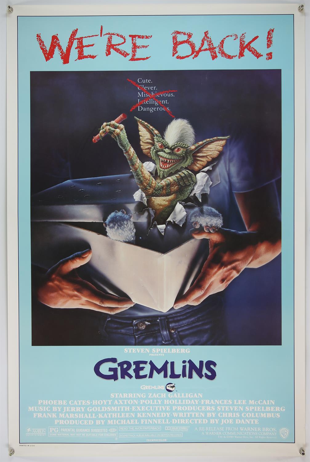 12 One Sheet film posters, Aladdin, Always, Belle De Jour, Batman Returns, Dick Tracy, Gremlins, - Image 3 of 3