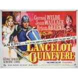 Lancelot and Guinevere (1963) British Quad film poster for the British action-adventure starring