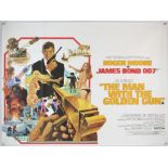 James Bond The Man With the Golden Gun (1974) British Quad film poster, starring Roger Moore and