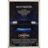 Christine (1983) US One Sheet film poster for the horror classic directed by John Carpenter and