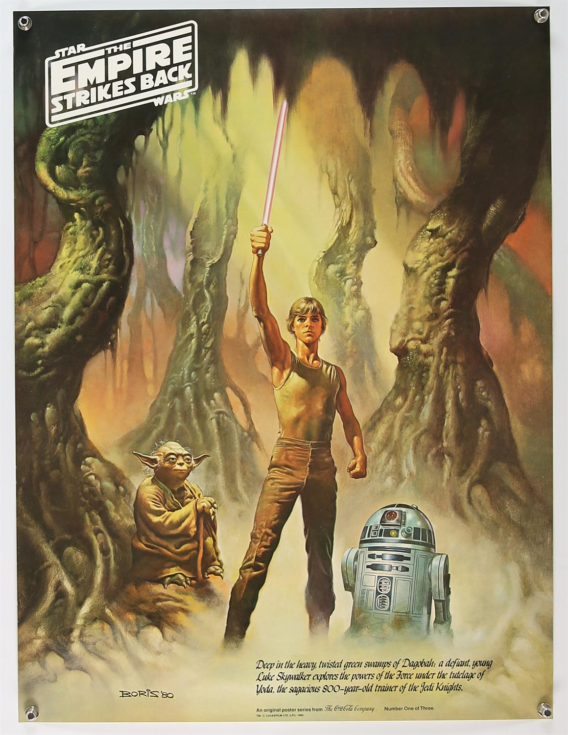 Star Wars The Empire Strikes Back (1980) Three Coca Cola posters with artwork by Boris Vallejo, - Image 3 of 3