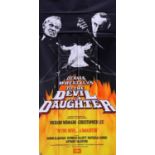 To The Devil A Daughter (1976) UK Three Sheet film poster, starring Christopher Lee, Hammer / Terra,