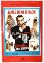James Bond From Russia With Love (1963) UK Exhibitors' Campaign Book, 25 x 37 cm. (No cuts).