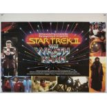 Star Trek II: The Wrath of Khan (1982) British Quad film poster, artwork by Bob Peak, rolled,
