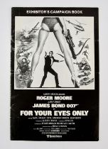 James Bond For Your Eyes Only (1981) UK Exhibitors' Campaign Book (cuts), 10 x 15 inches.