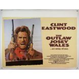 The Outlaw Josey Wales (1976) British Quad film poster, linen backed, 30 x 40 inches.