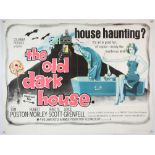 The Old Dark House (1963) British Quad film poster, Hammer Film Production, linen backed,