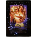 Star Wars - Four One Sheet film posters from the 1997 release, rolled, 27 x 40 inches (4).