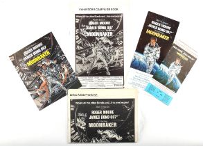 James Bond Moonraker (1979) UK Exhibitor's Campaign Book with merchandise pull out, US Pressbook,