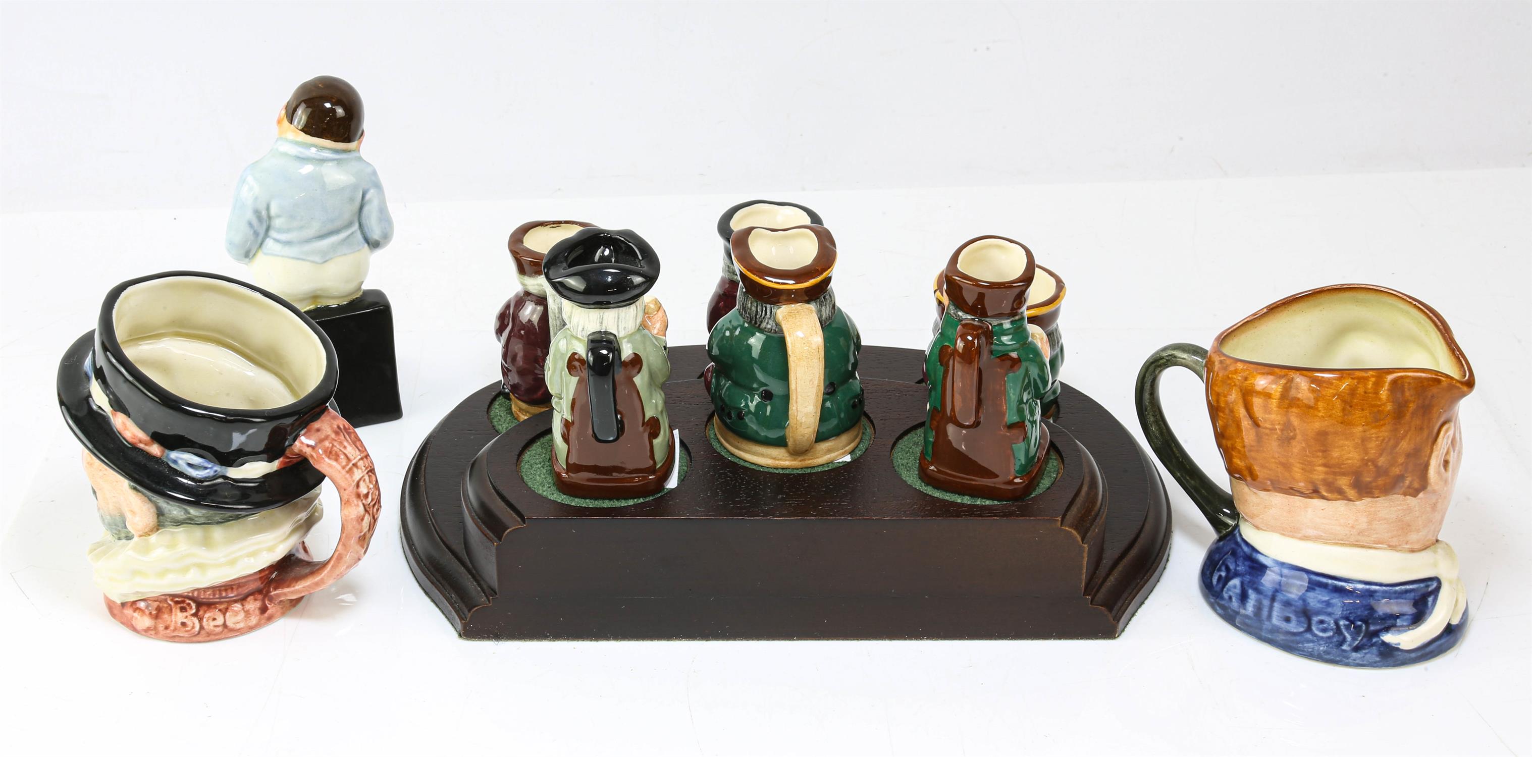 A collection of Royal Doulton miniature Toby jugs, to comprise Toby XX, Jolly Toby, - Image 2 of 2