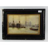 J. S. Burnett (late 19th century), Tower Bridge, watercolour, signed, inscribed and dated 28/5/96