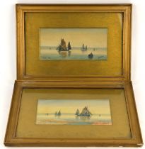 A group of six assorted pictures and prints, including a pair of Venetian scenes, prints by B.