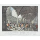 After Chapman and Lutherburgh, Perspective view of the inside of the Royal Exchange,