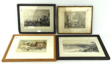 A large quantity of assorted prints and engravings, subjects to include botanical, shells, fish,