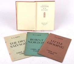 ELIOT, T.S., Burnt Norton, 1st edition, London, Faber and Faber Ltd, 1941, Little Gidding,