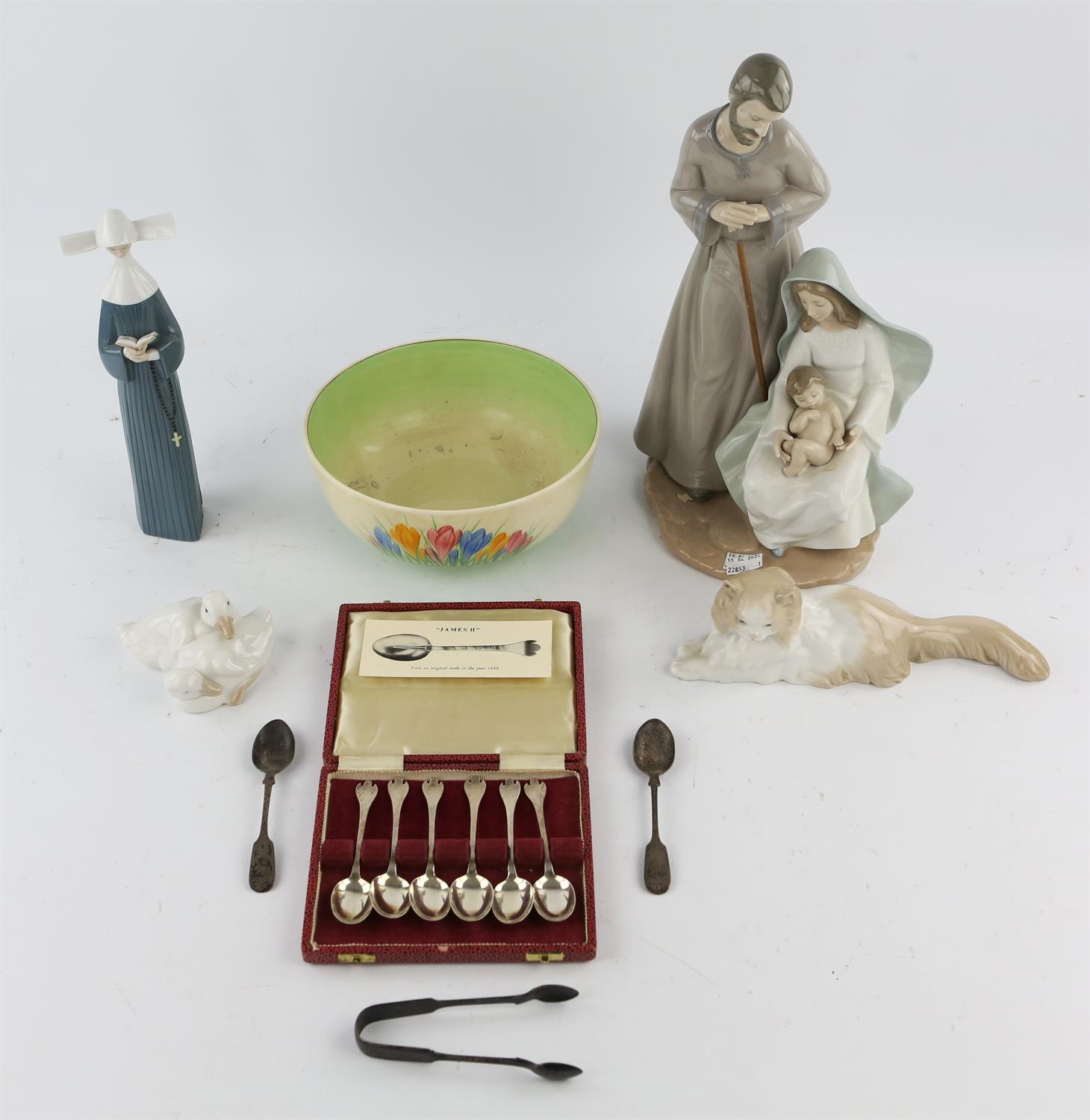 Nao porcelain figure Prayerful Moment (boxed), A Nao porcelain figure group, h.37cm,