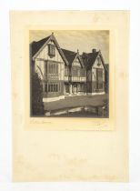 Charles Frederick Clark (1876-1945) A carbon print (?) depicting Ripley Grange near Loughton, Essex,