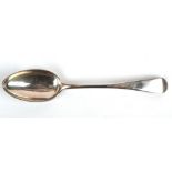 Georgian silver serving spoon, Edinburgh, 1789