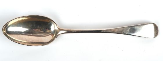 Georgian silver serving spoon, Edinburgh, 1789