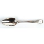 George III silver serving spoon