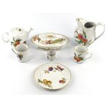 An extensive collection of Royal Worcester ' Evesham' pattern dinner and tea wares. (qty)