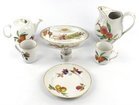 An extensive collection of Royal Worcester ' Evesham' pattern dinner and tea wares. (qty)