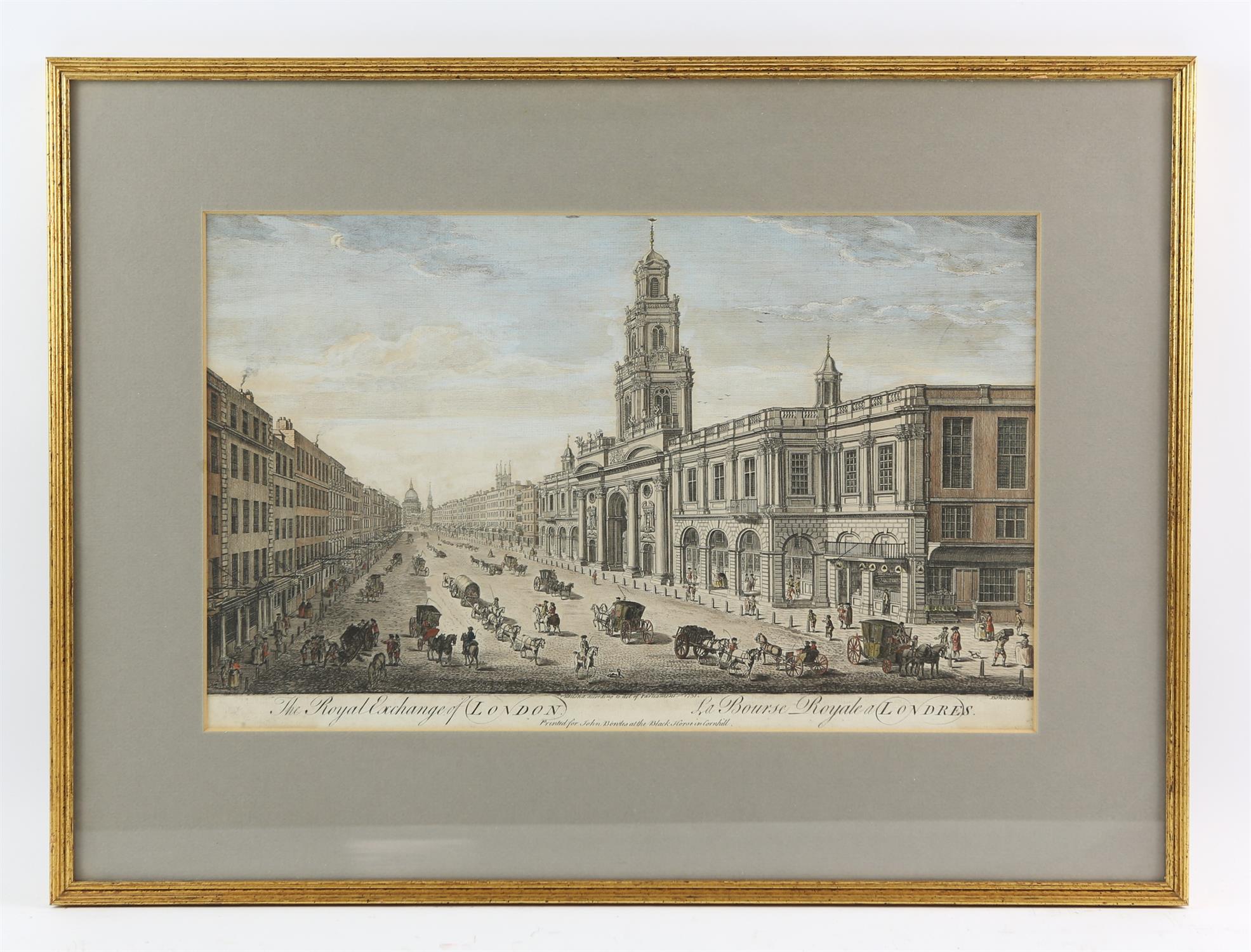 A group of eleven hand coloured engravings, including A Perspective View of the Parade in St - Image 3 of 11