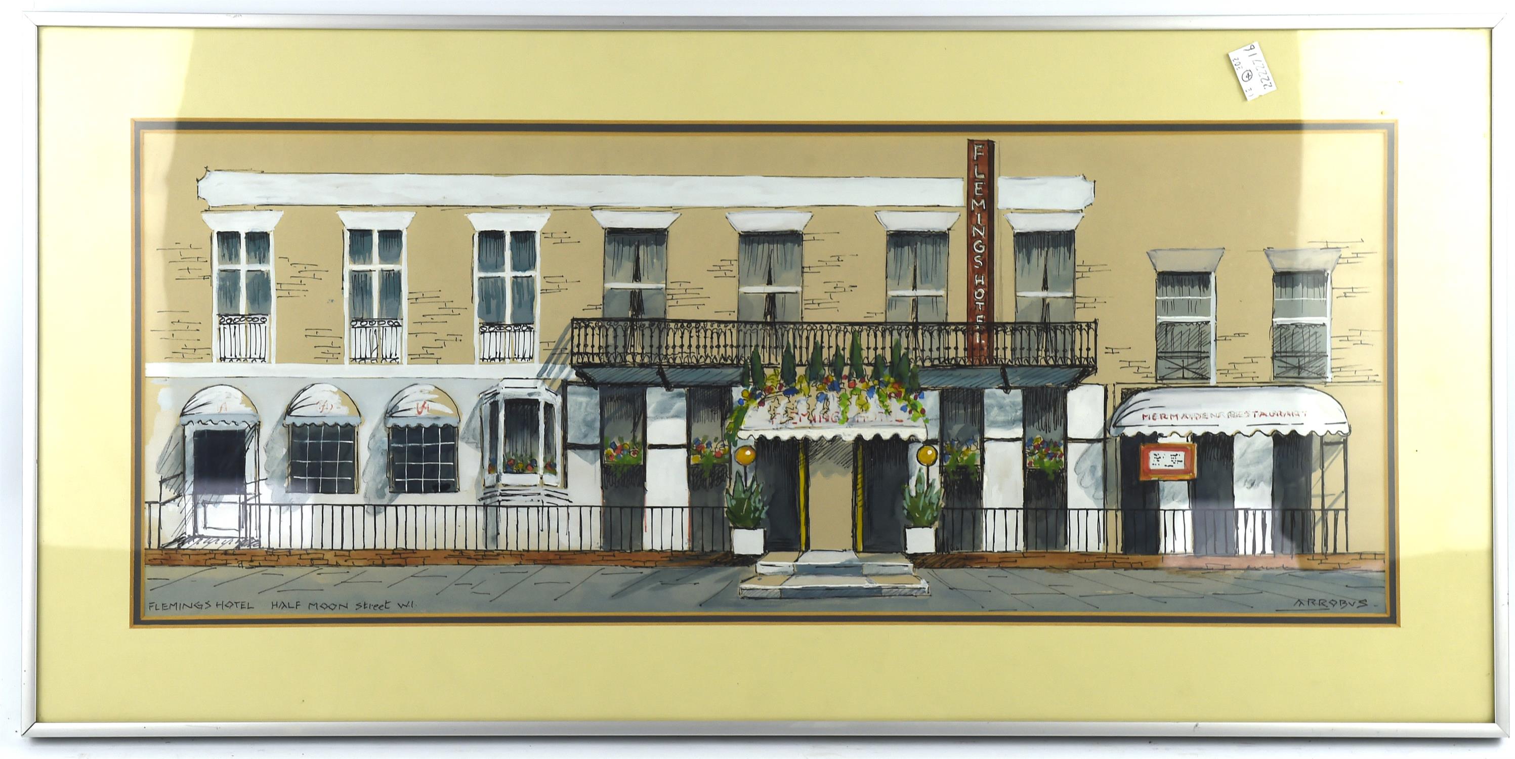 Sydney Arrobus (British 1901-1990), Lowndes Hotel; The Howard Hotel; Flemings Hotel; Londonderry - Image 4 of 4