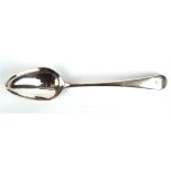 Silver serving spoon, London, 1790,