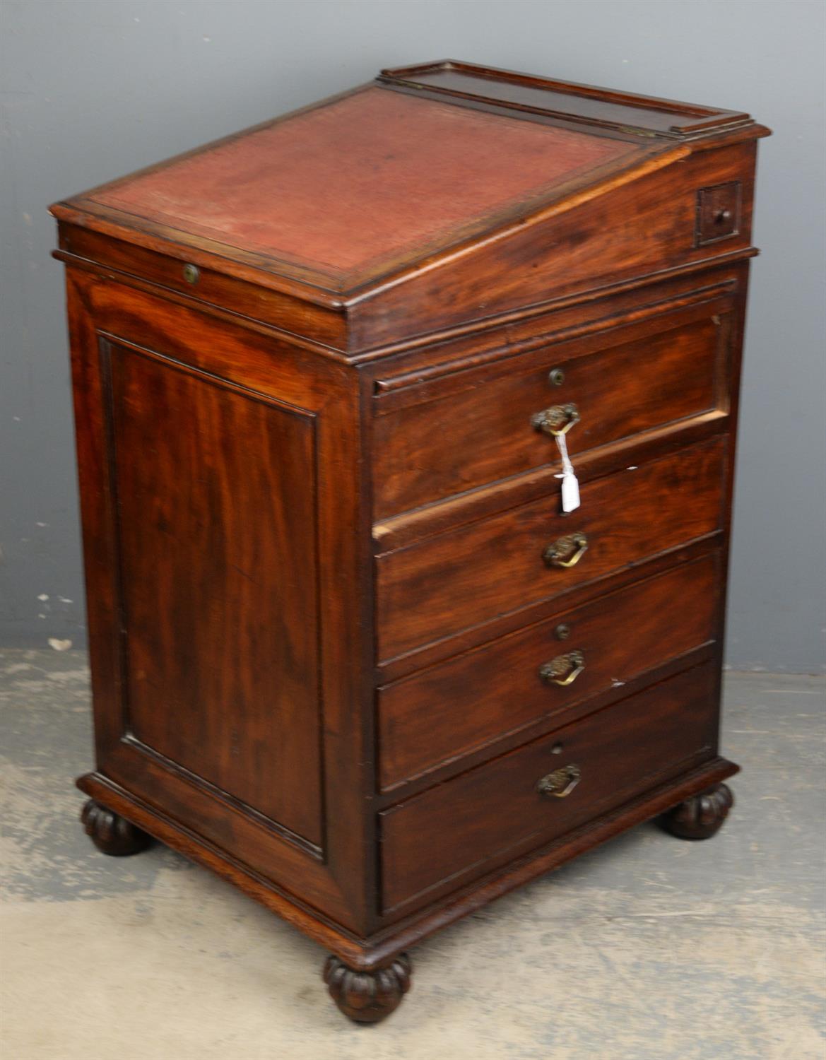 A William IV mahogany davenport - Image 3 of 5