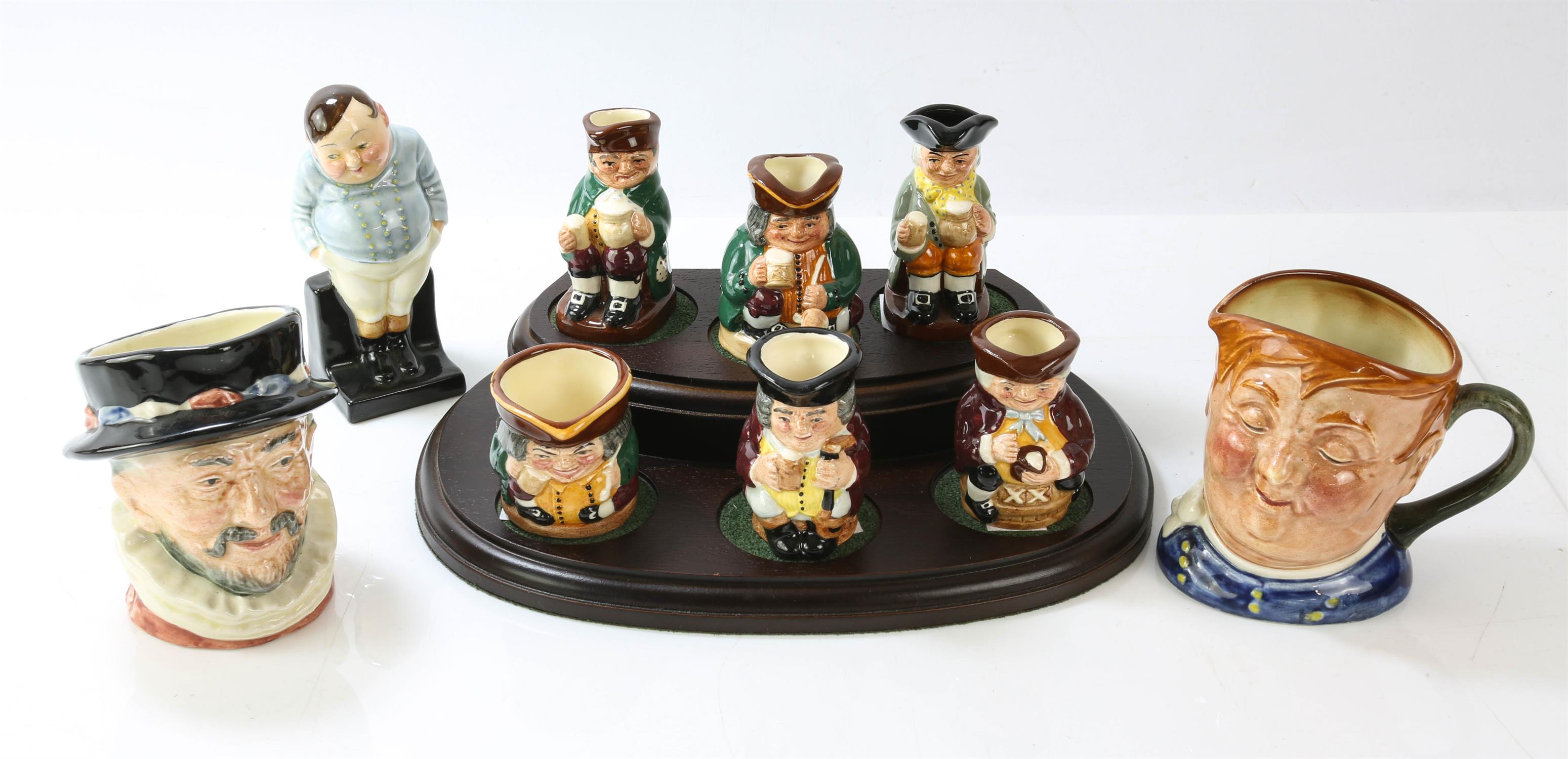 A collection of Royal Doulton miniature Toby jugs, to comprise Toby XX, Jolly Toby,